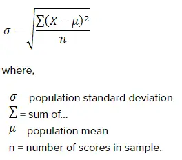errore standard relativo al calcolatore delle medie del campione