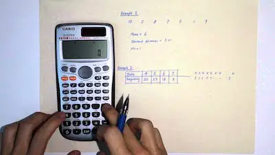using a calculator