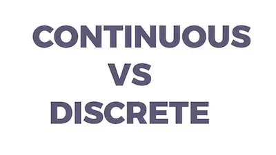 continuous vs discrete